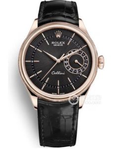 ROLEX Cellini Replica with Black Dial 3165 Automatic Movement 39*11.5MM Black Watch